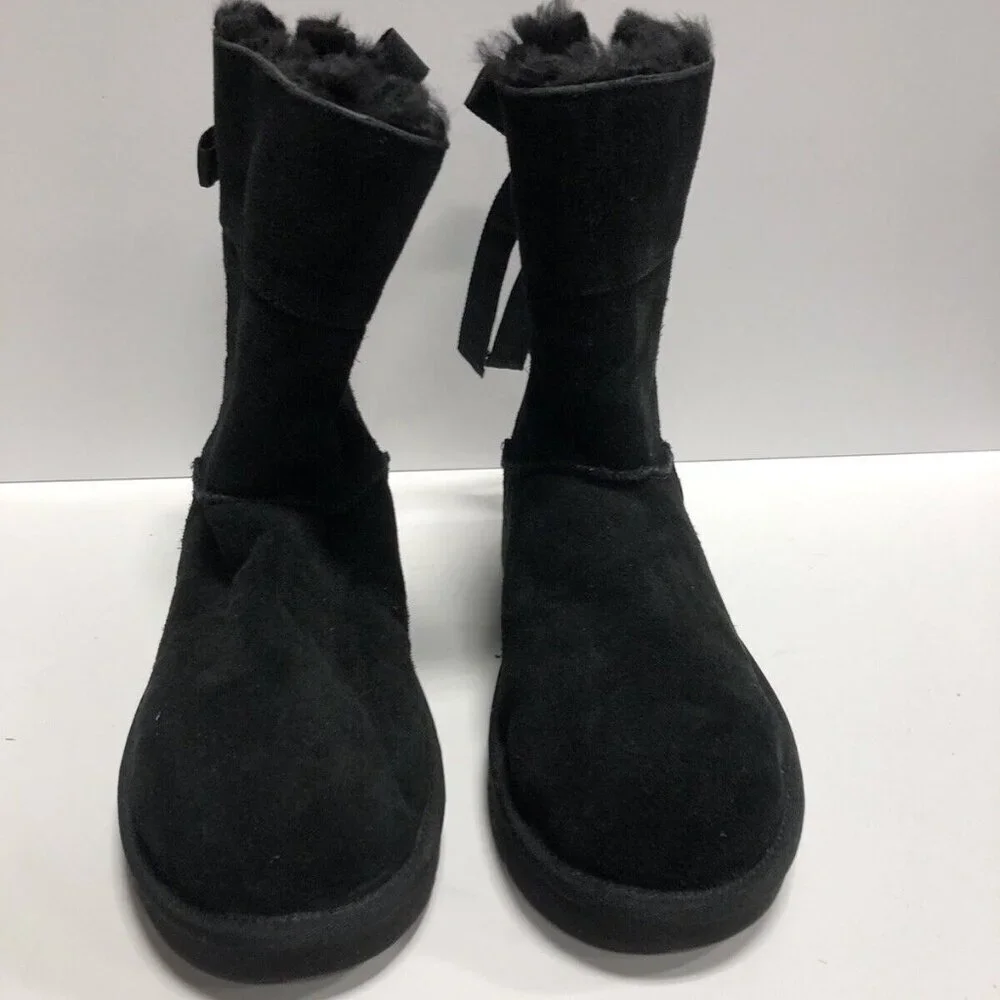 Koolaburra Womens Andrah Short Boot Black Size 10 M